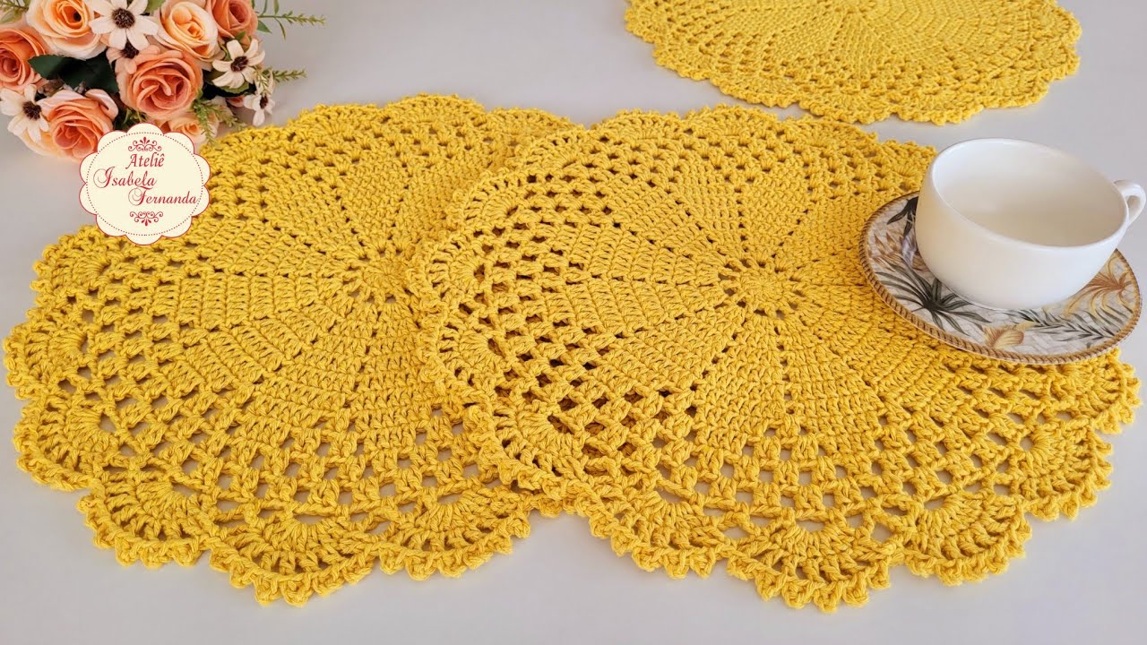 Souplast de Crochê Flor 🌼 Fácil Rápido e Econômico Passo a Passo Completo