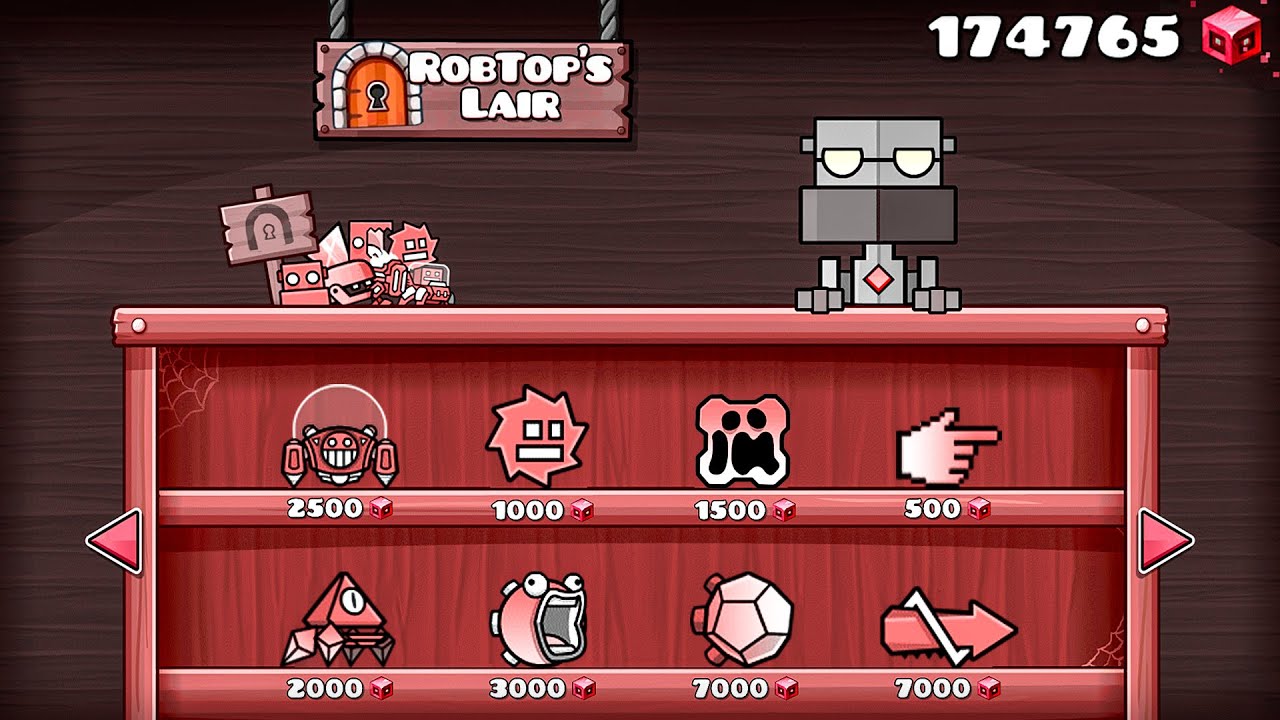 NEW 2.2 SHOP — ROBTOP’S LAIR?! | Geometry Dash 2.2