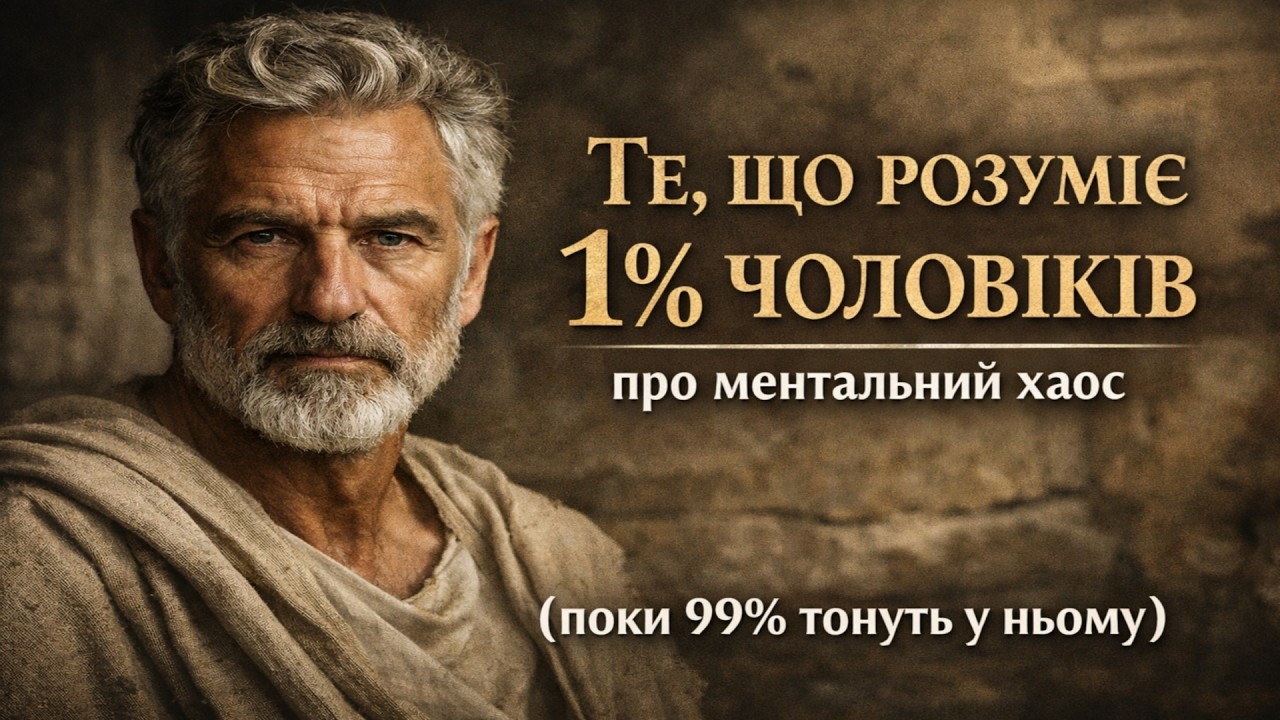 Те, що розуміє 1% чоловіків про ментальний хаос (поки 99% тонуть у ньому)