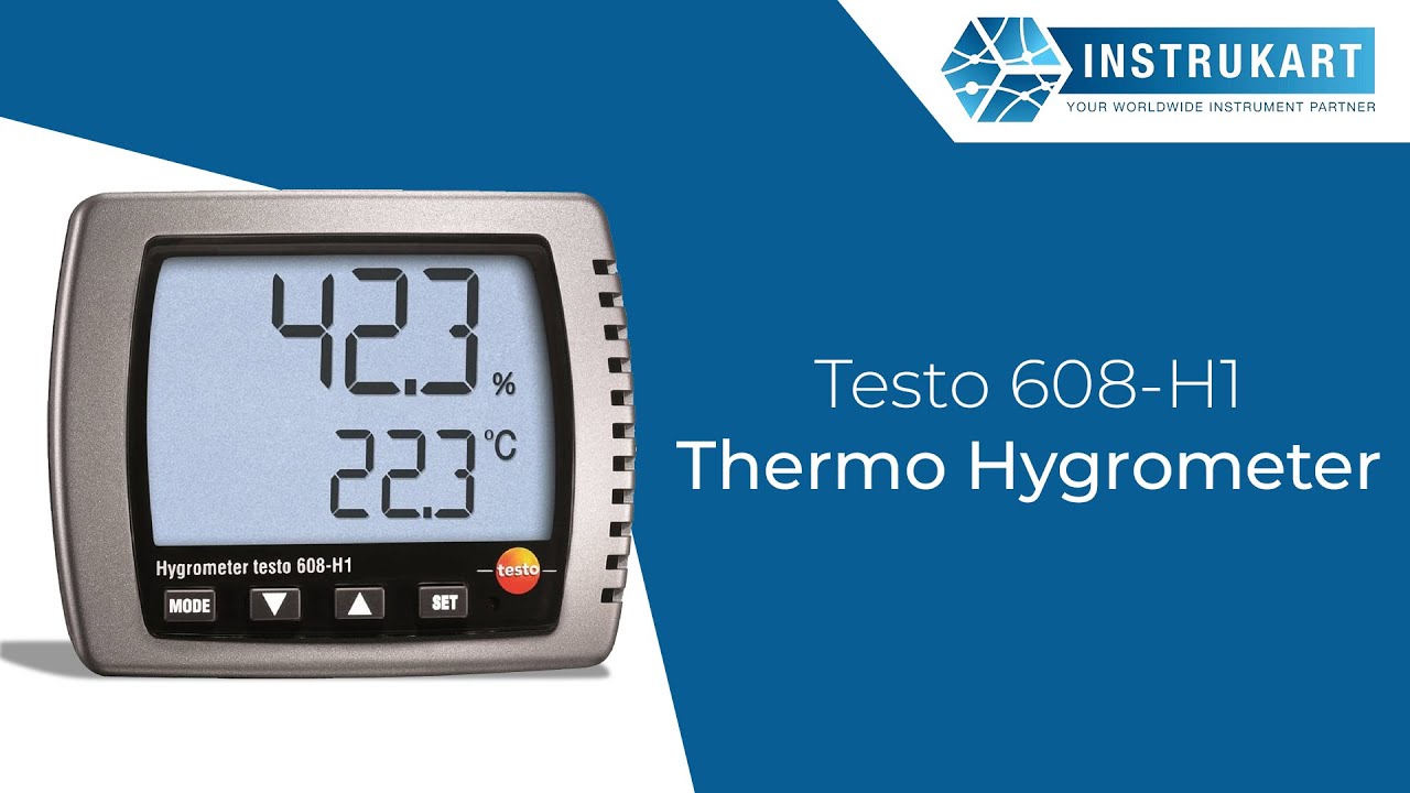 Testo 608H1 Thermo Hygrometer | Instrukart