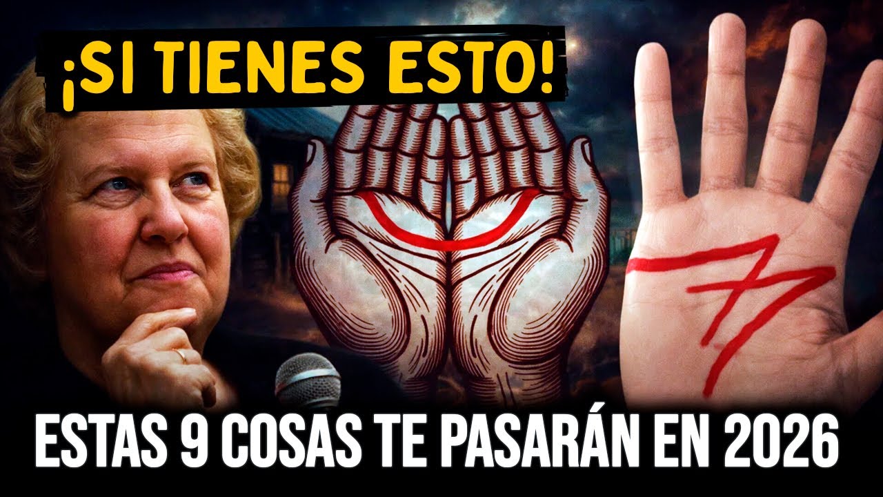 Si tienes la letra M en tu palma y una LUNA CRECIENTE, ¡9 cosas te sucederán en 2026!