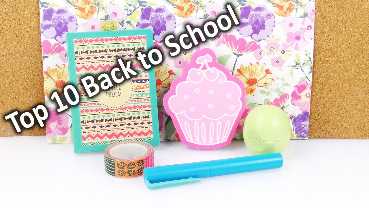 Unsere 10 Back to School MUST-HAVES | Coole Ideen, DIY & Deko | selber machen, Haul & Hacks