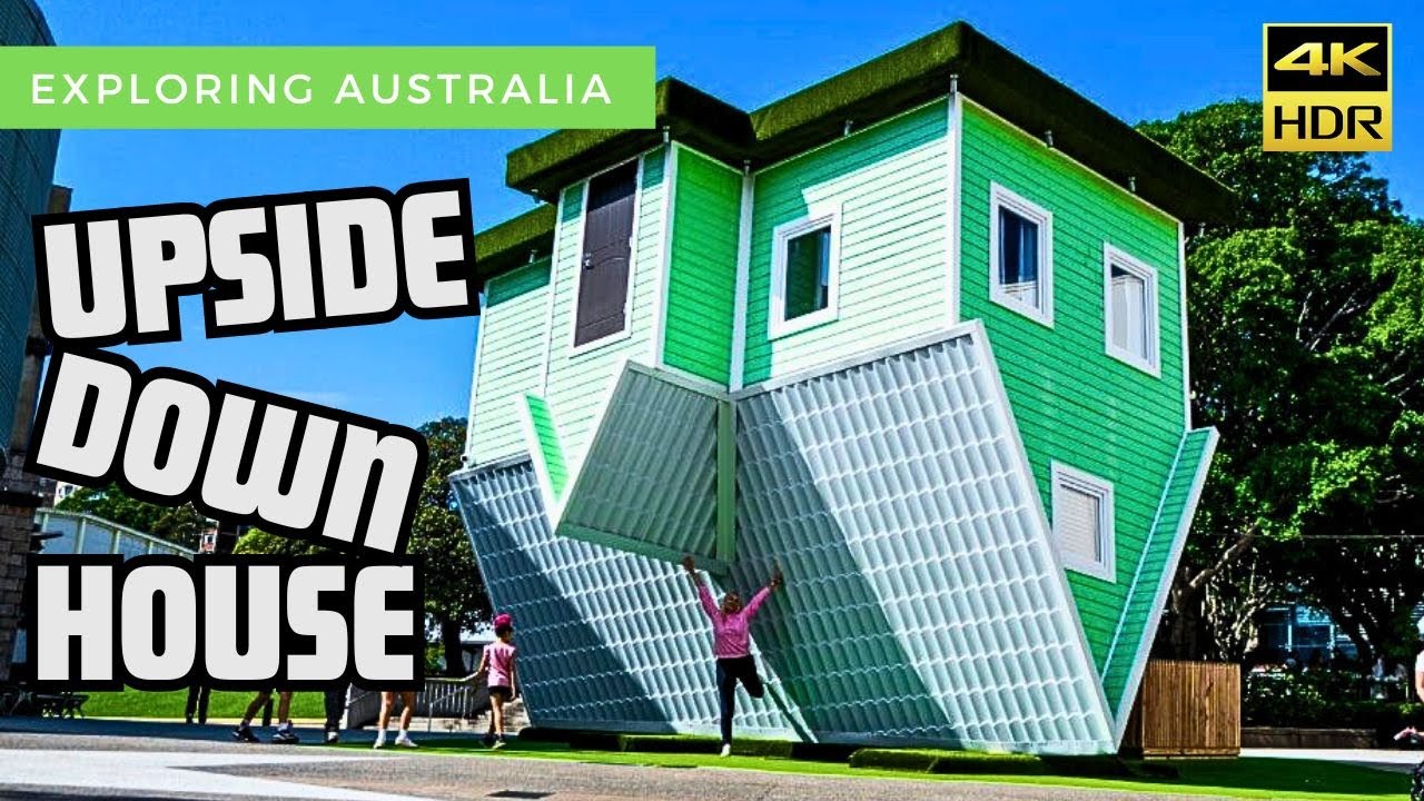 Upside Down House Sydney Tour | Mind-Bending Gravity Tricks & Optical Illusions - House Down Under
