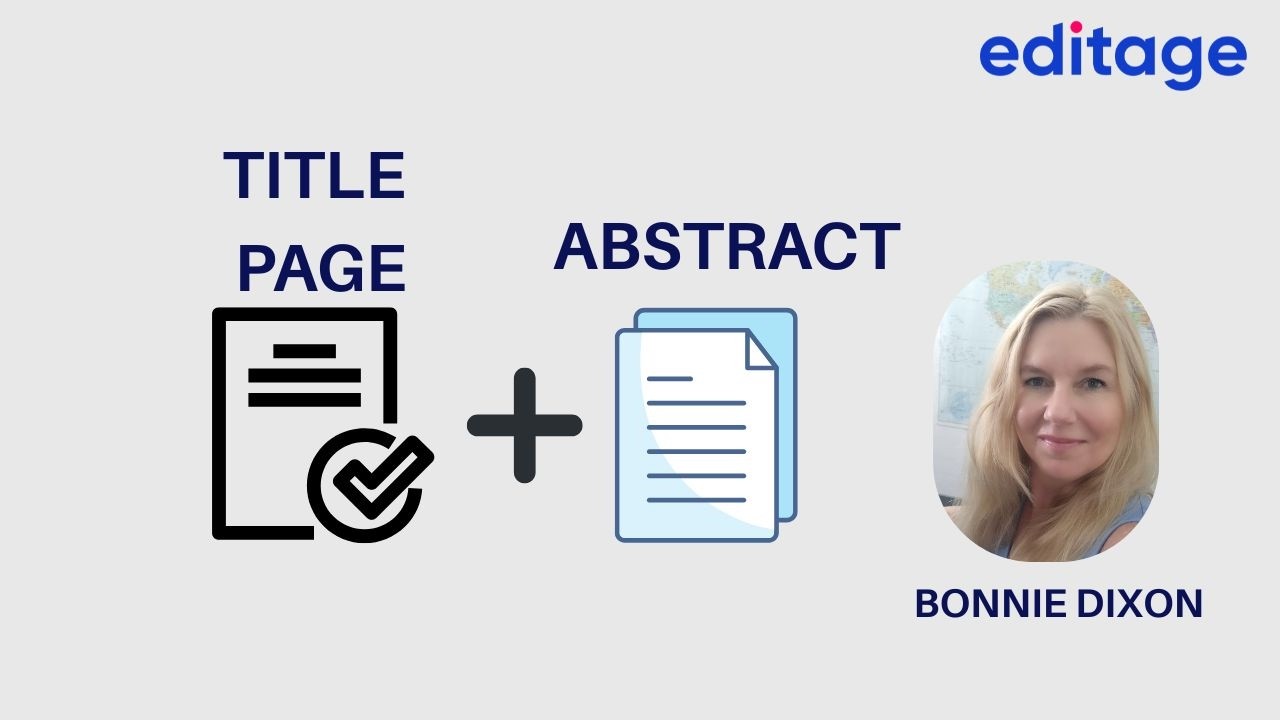 Title Page & Abstract of a Journal Paper | What to Include