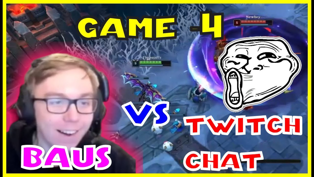 Thebausffs vs. TWITCH CHAT | HIGHLIGHTS | 1v1 | ANIVIA vs. DARIUS | GAME - 4