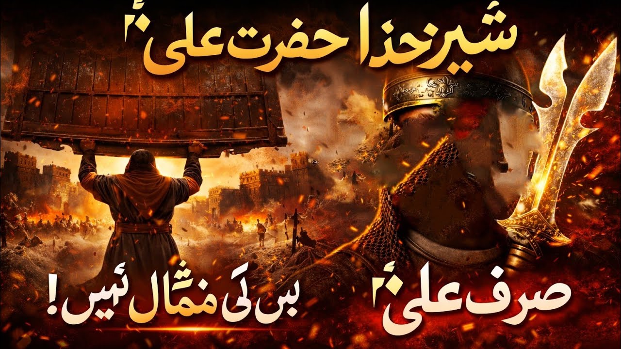 Hazrat Ali (RA) Ki Bahaduri | Khyber Ka Darwaza Uthana | Islamic History #hazratali 