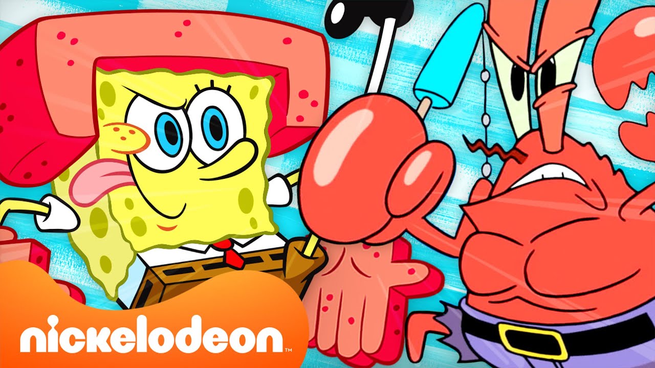 SpongeBob | 90 MENIT SpongeBob Beraksi... Sungguh 👊 | @SpongeBobOfficial | Nickelodeon Bahasa