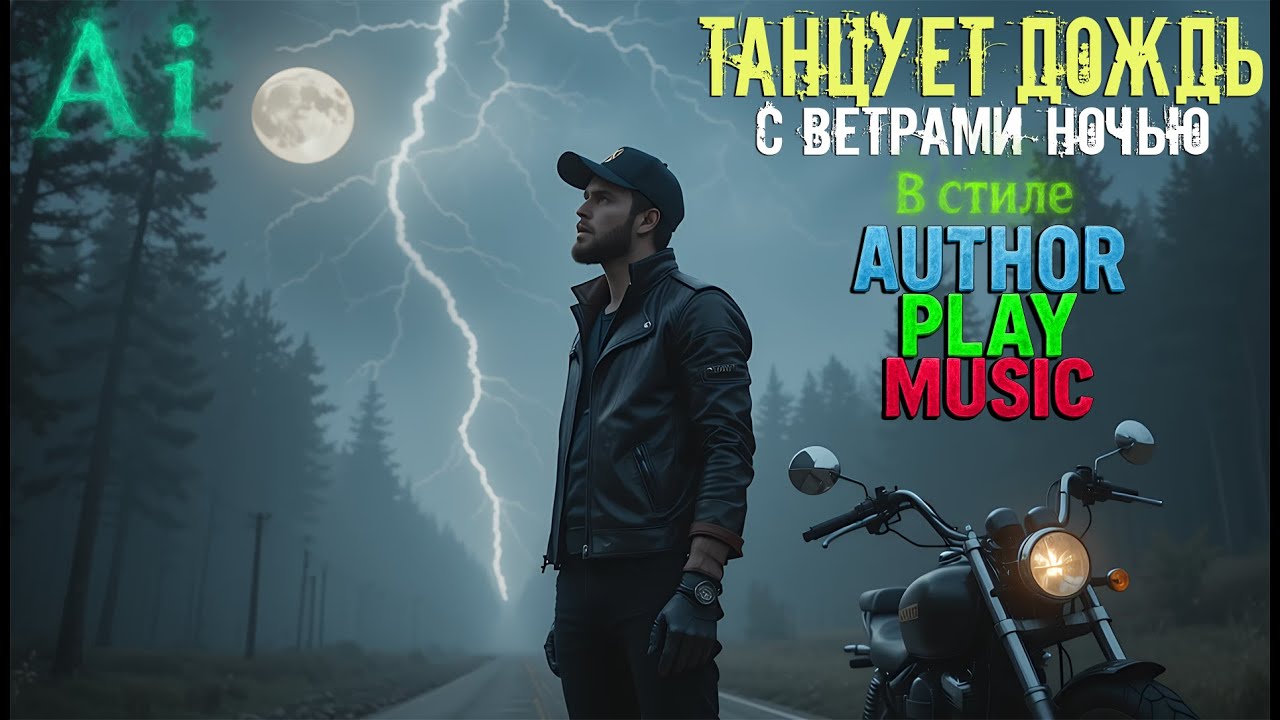 Ai-Author Play Music - Танцует дождь с ветрами ночью.