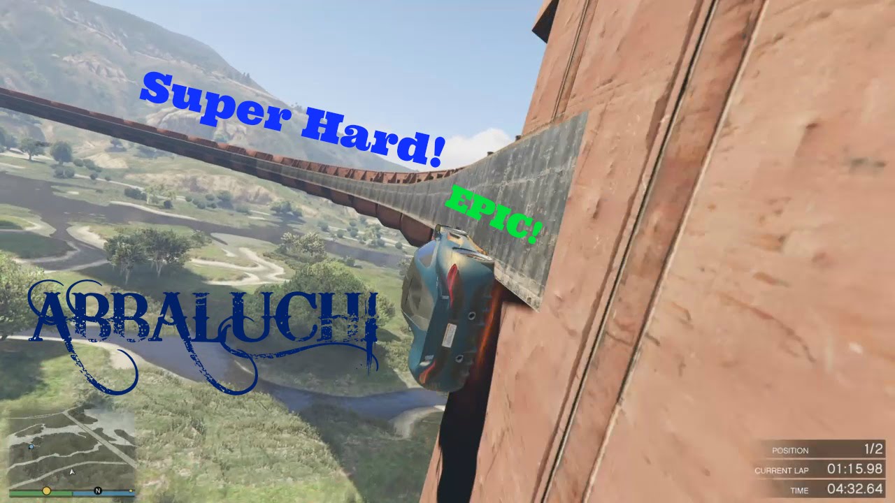 GTA 5 - Epic Hard Wallride Race 👉《 ABBaluchi 》