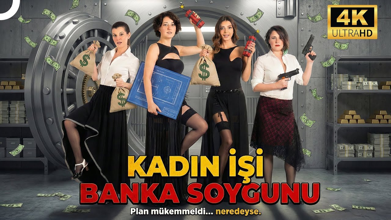 Kadın İşi Banka Soygunu | Özge Ulusoy 4K KOMEDİ FİLMİ