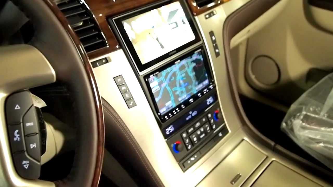 2011 Cadillac SCALADE ESV PLATINUM dual monitors @ sPeecaRs AUDIO DESIGN