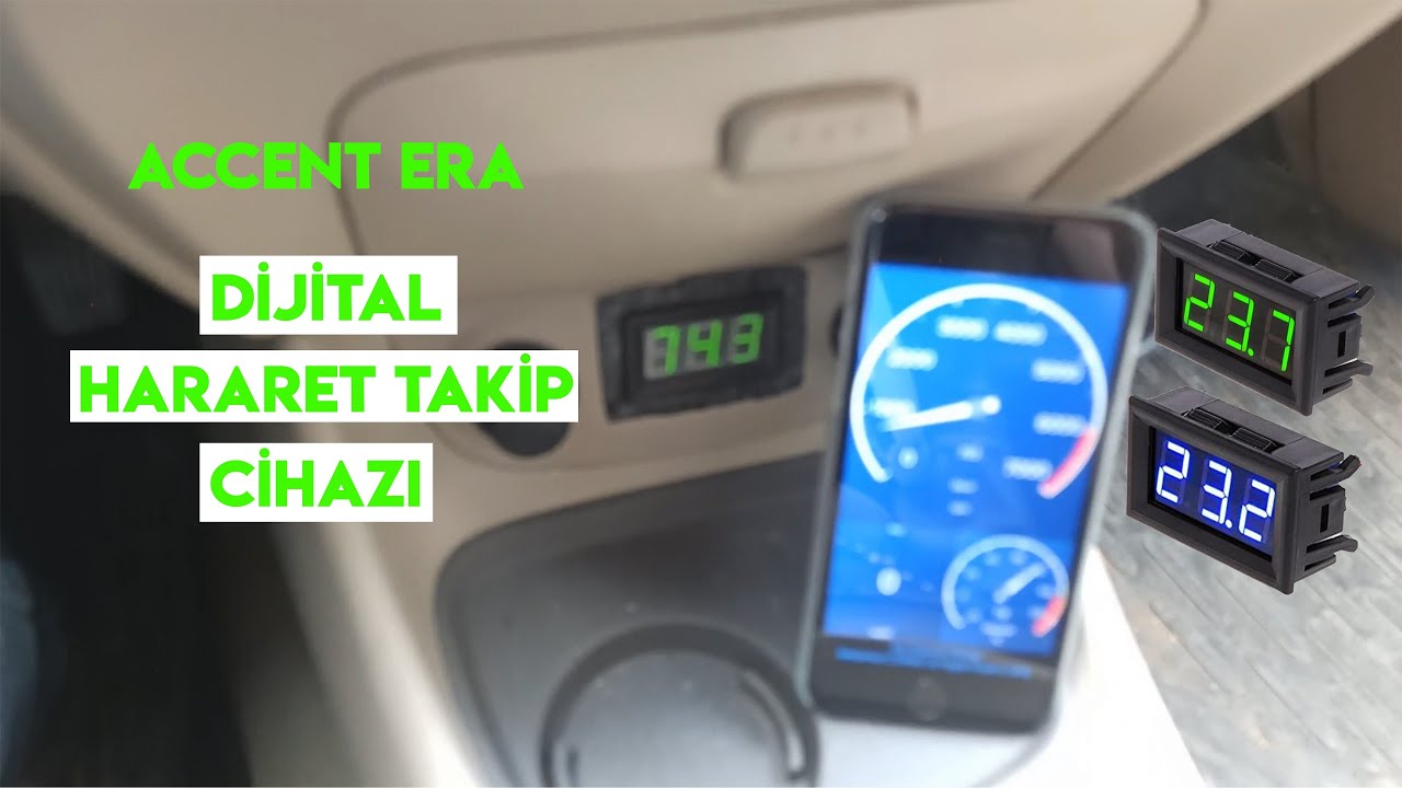 Hyundai Accent Era ya Hararet Göstergesi Nasıl Takılır