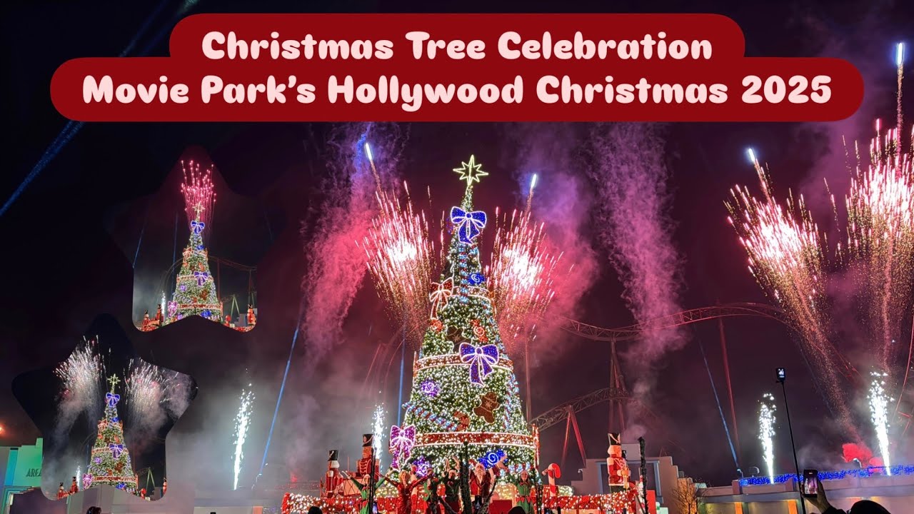 Christmas Tree Celebration - Movie Park&rsquo;s Hollywood Christmas (28.11.2025) [4K]
