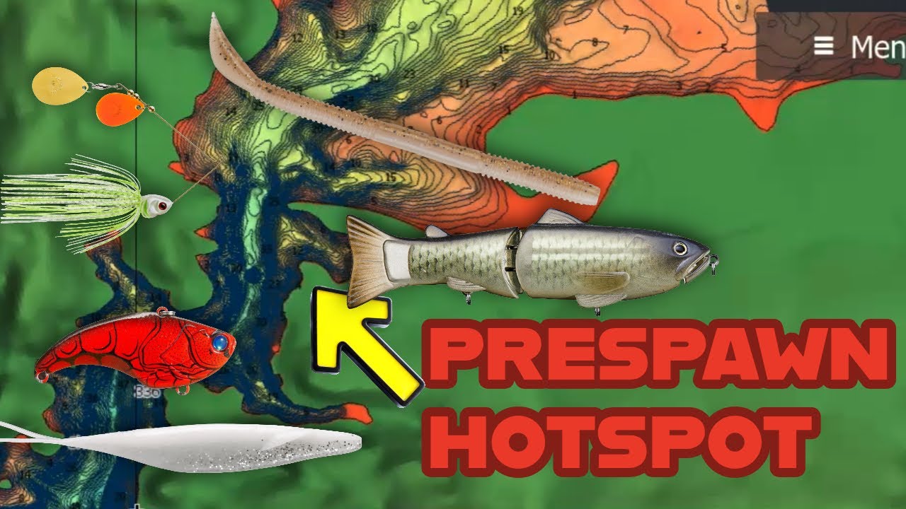 Top BAITS for the month of February (pre spawn bass fishing baits) 