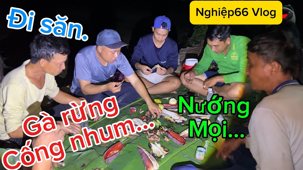 Trãi nghiệm nướng Gà Rừng, chuột Cống Nhum ăn uống cùng ae ngoài đồng ruộng. #sanbat @Nghiep66vlog 