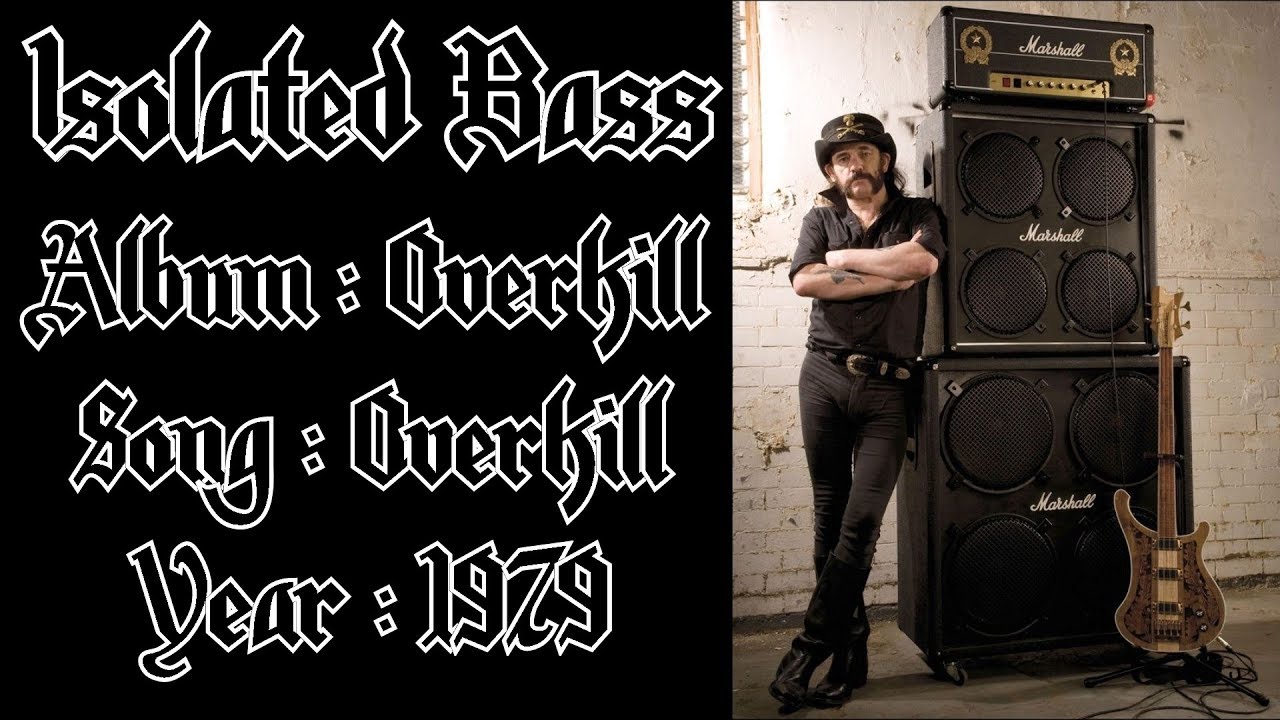 Motörhead - Overkill [ISOLATED BASS TRACK]