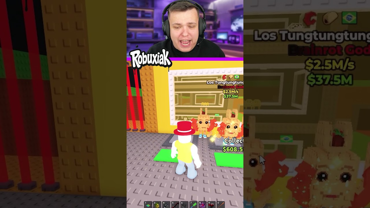 Jak DROPNĄŁEM SPAGHETTI TUALETTI w Steal A Brainrot w ROBLOX!