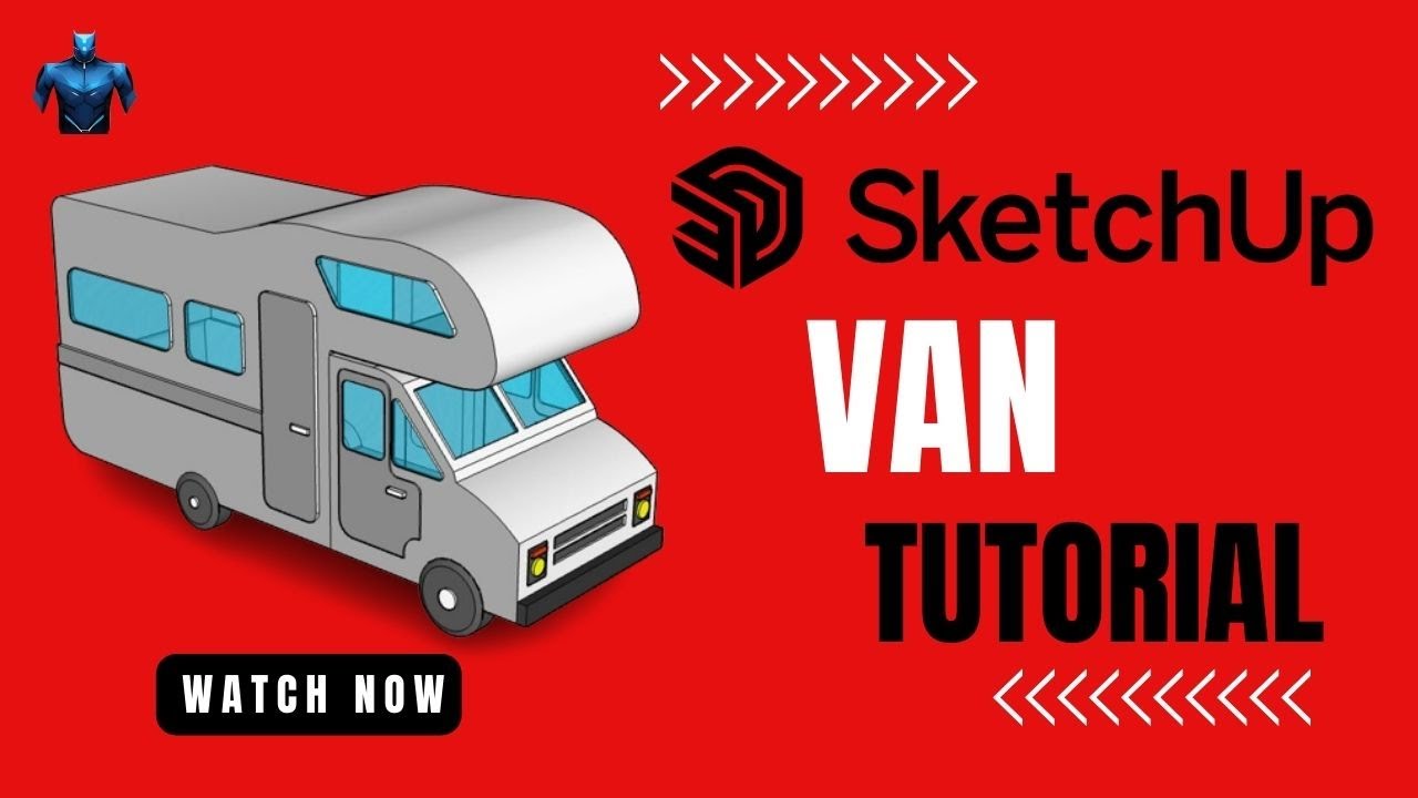 How to design a Toy Van in sketchup? -- Model 1