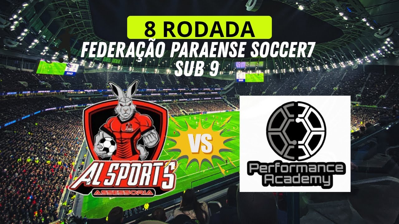 8 ° rodada do campeonato paraense sub9-jogo Alsport vs Performance