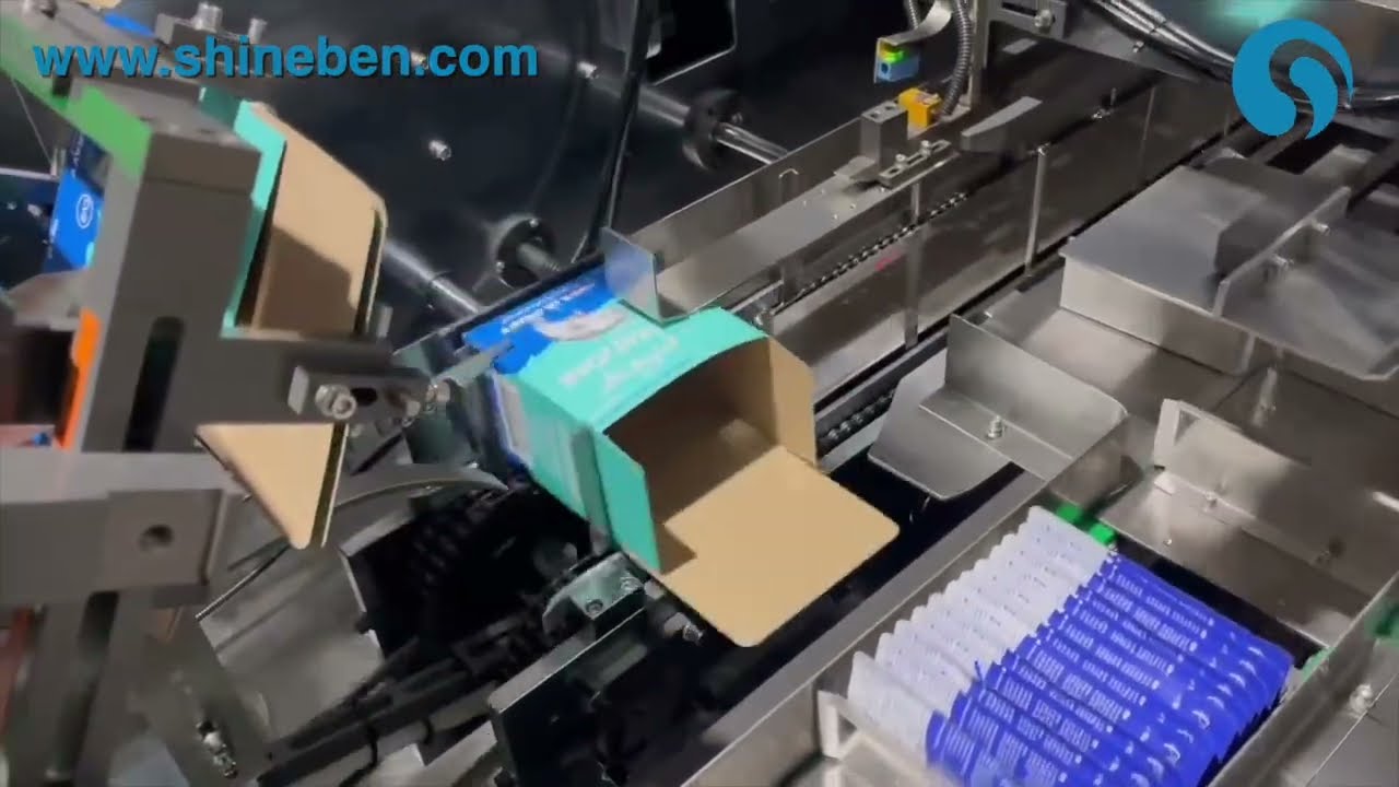 Doypack sorting counting cartoning line with vision system Doypouch sorter collator counter cartoner