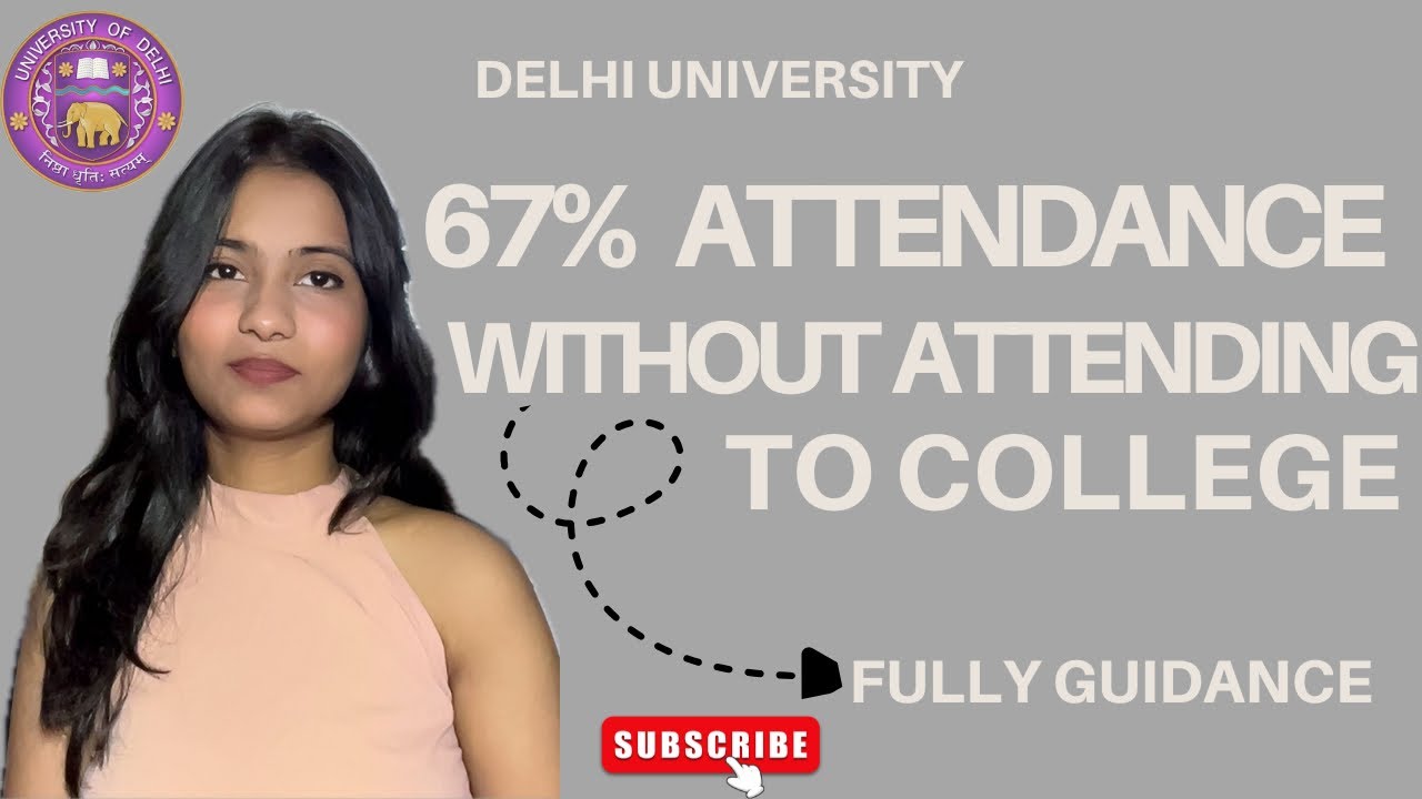 100% chances to get attendance without going to college 😳| Watch Till End ￼| DELHI UNIVERSITY 
