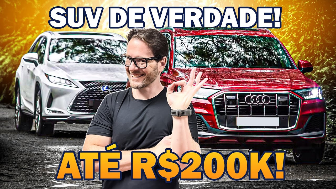 TOP 5 MELHORES SUVs PARA FAMÍLIA ATÉ R$200MIL REAIS!!🔥