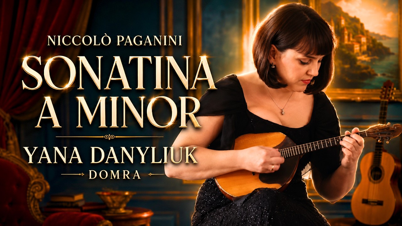 Н. Паганіні – Сонатина ля мінор | Яна Данилюк (домра) | N. Paganini – Sonatina A Minor, op. 2 №6
