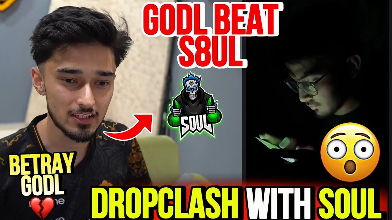 Jelly Reply Dropclash With SouL🚨GodL Beat S8UL😳Jelly Betray GodL💔🤔