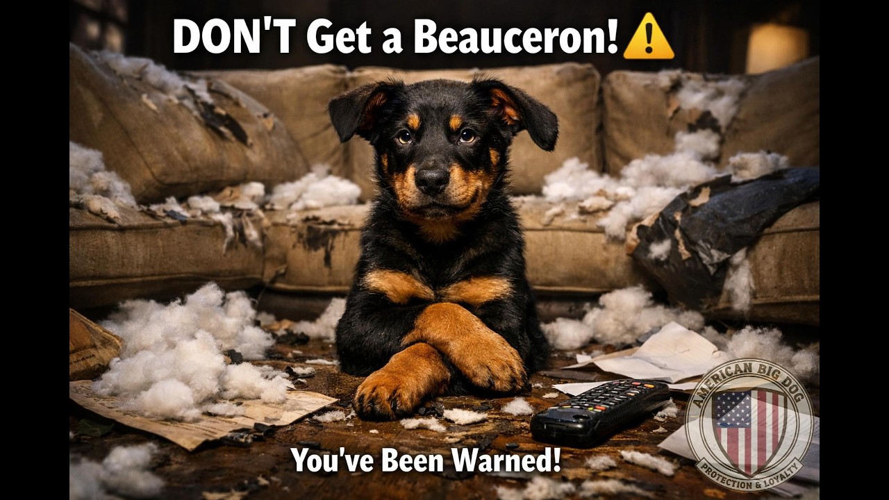 Life With a Beauceron Puppy What You're REALLY Getting Into 🐕