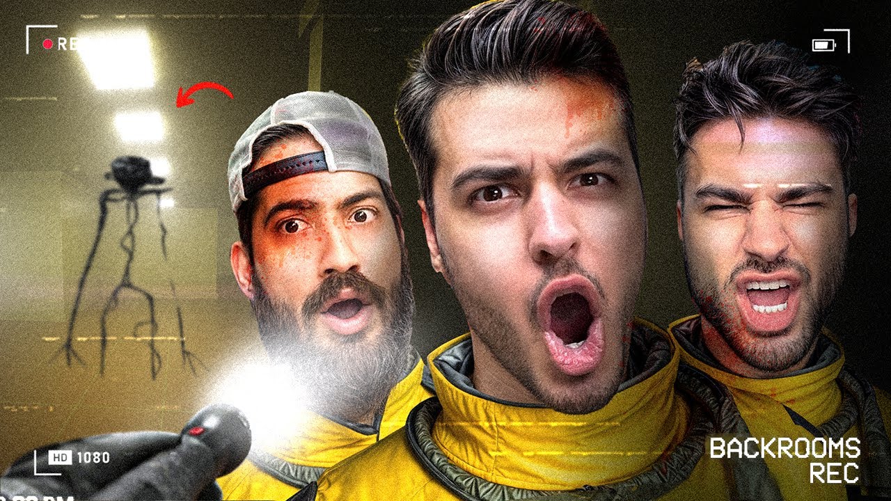 BACKROOMS REC. رفتیم بکرومز و ماهان کیسی خورده شد😂