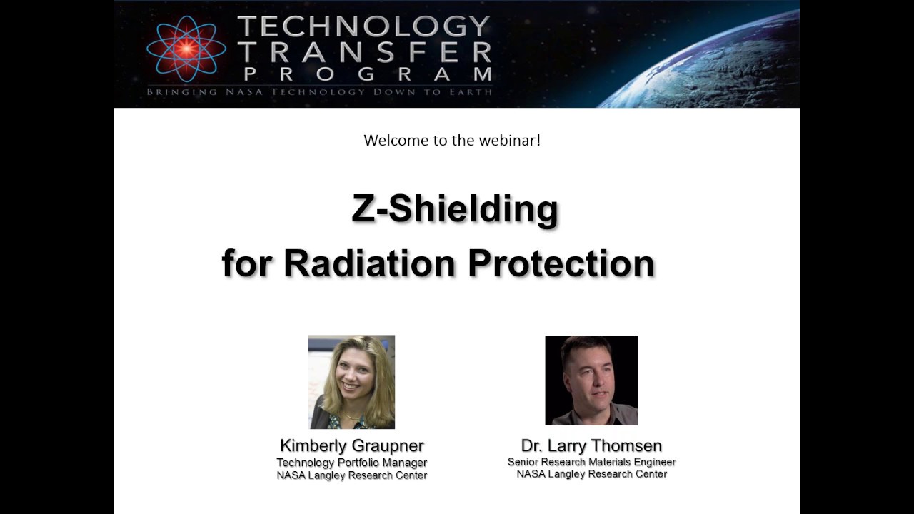 NASA Langley's Radiation Protection Technology Webinar