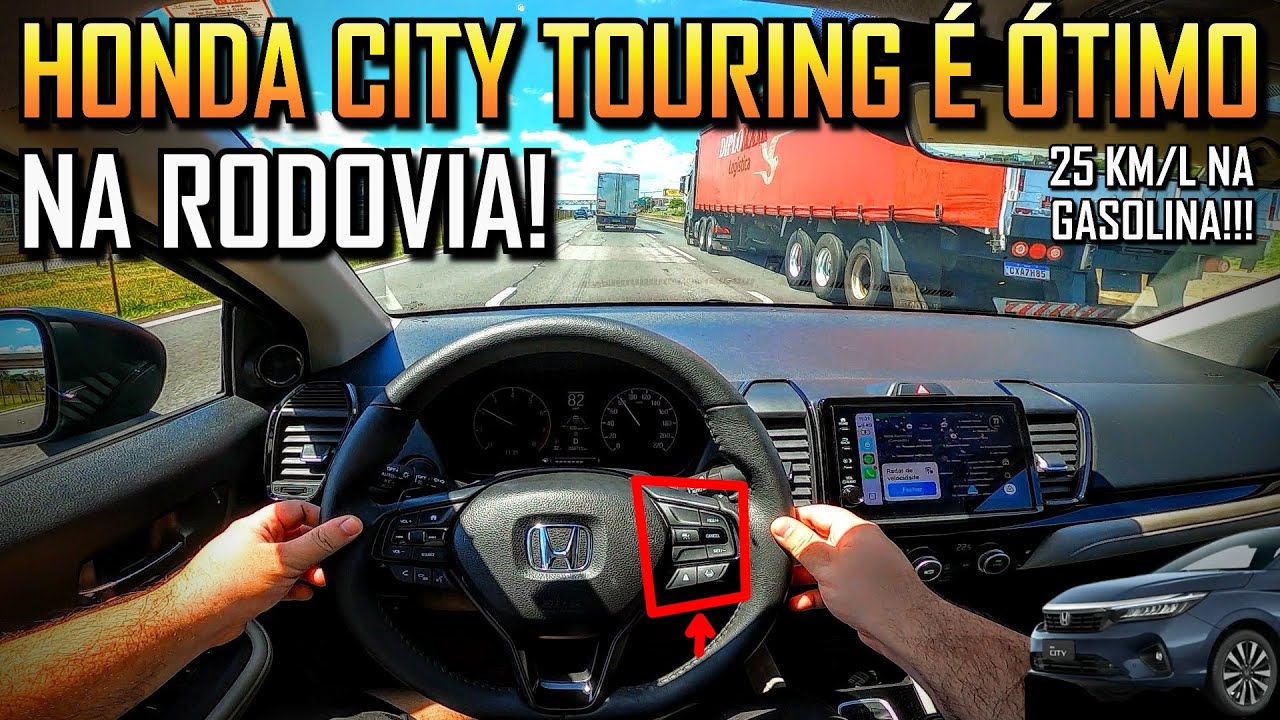 COMO É NA RODOVIA O HONDA CITY 2025? FICOU REALMENTE MELHOR!!!