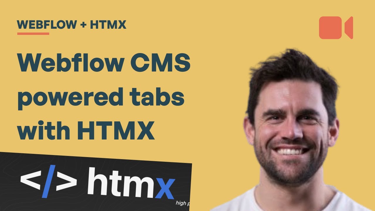 Webflow & HTMX: Webflow CMS powered Tabs