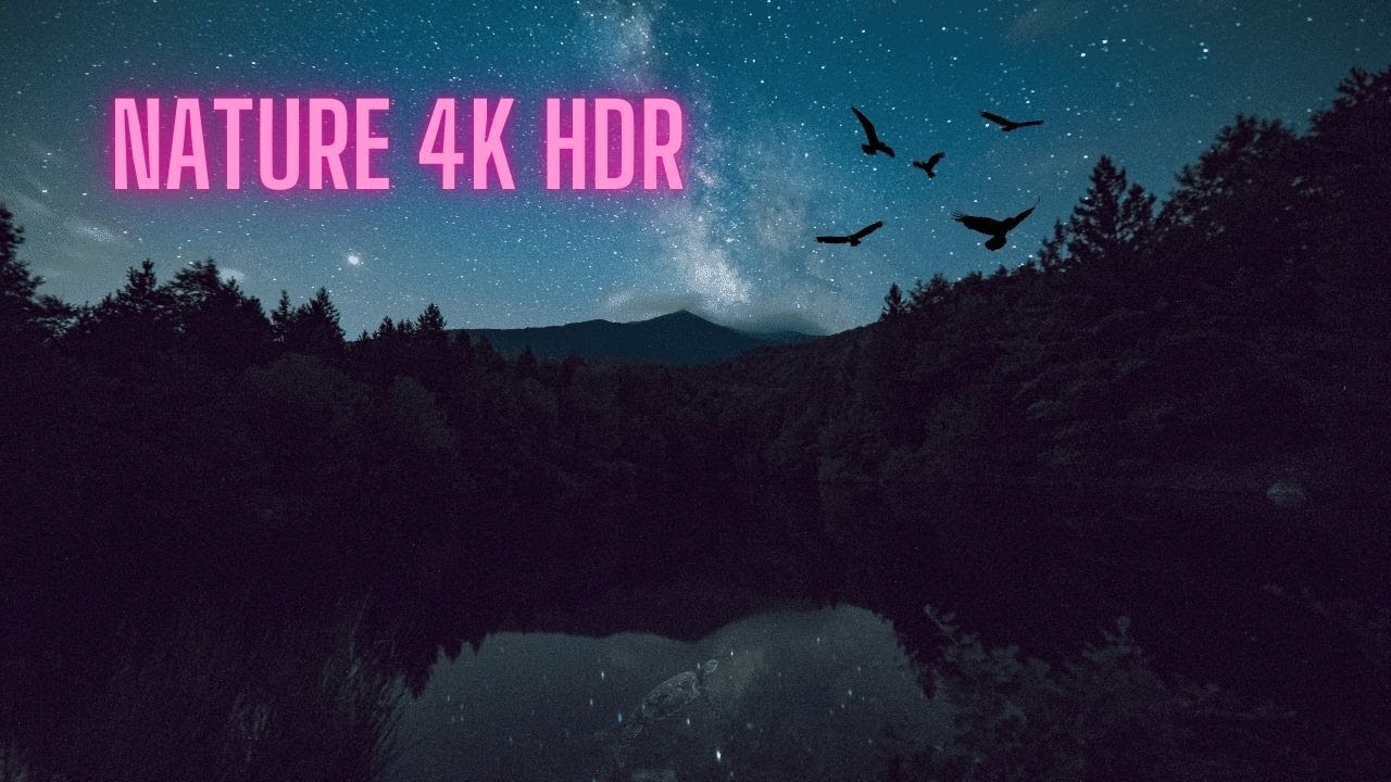 Beautiful Nature and Landscape in 4k HDR, relaxing music Novocaine, best for stress relief and relax