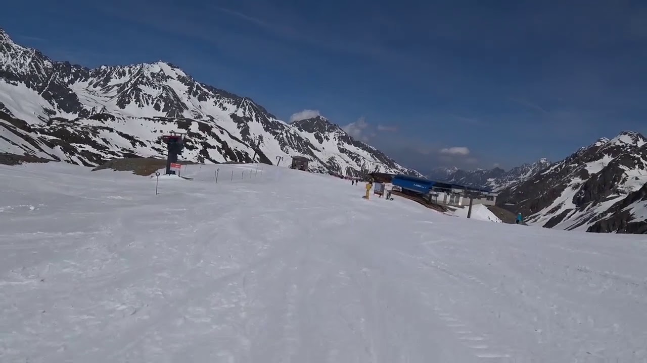 Pisten 4, 4a, Zufahrt Fernau und Falwesuna am Stubaier Gletscher