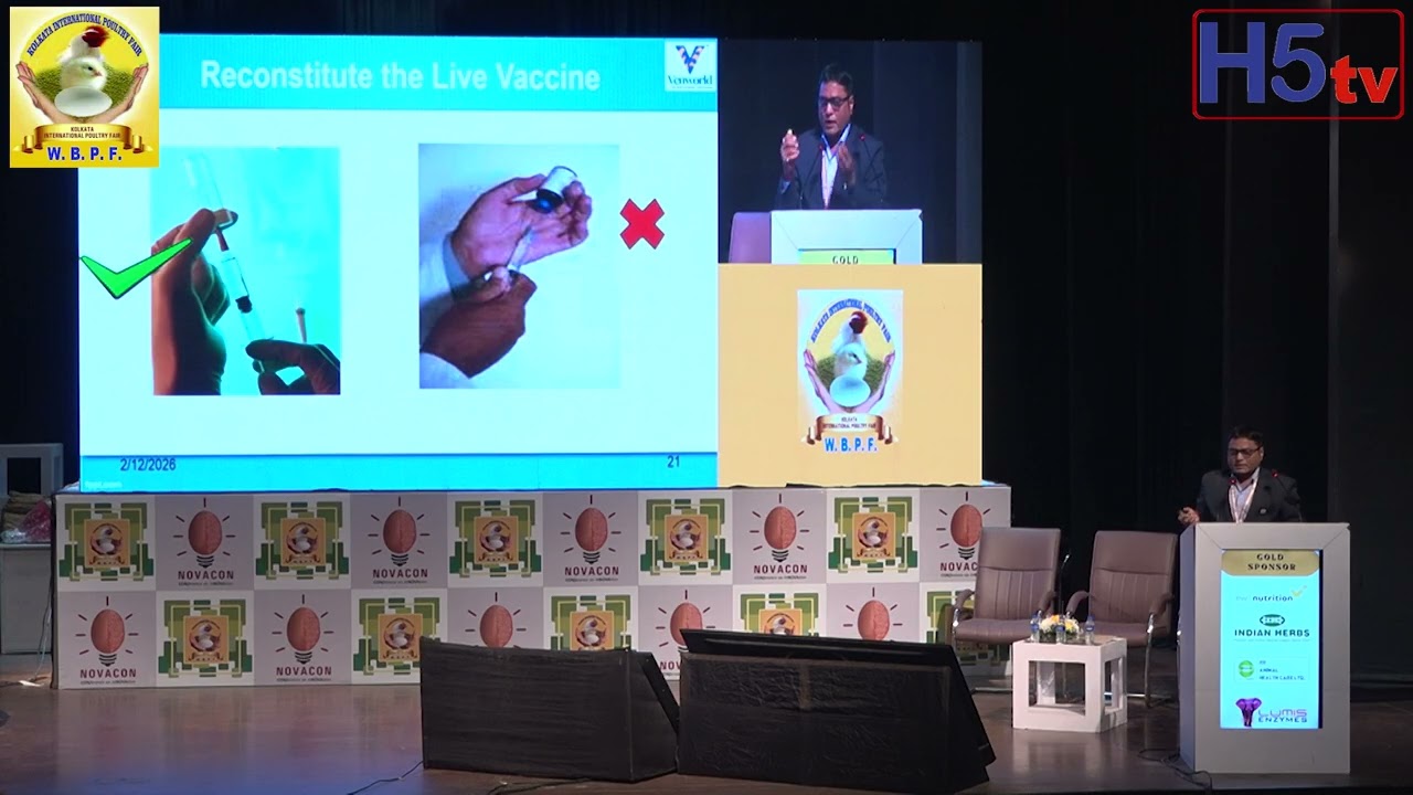Dr Shashi Karan |Technical Seminar | 12th Kolkata International Poultry Fair 2026 | H5tv
