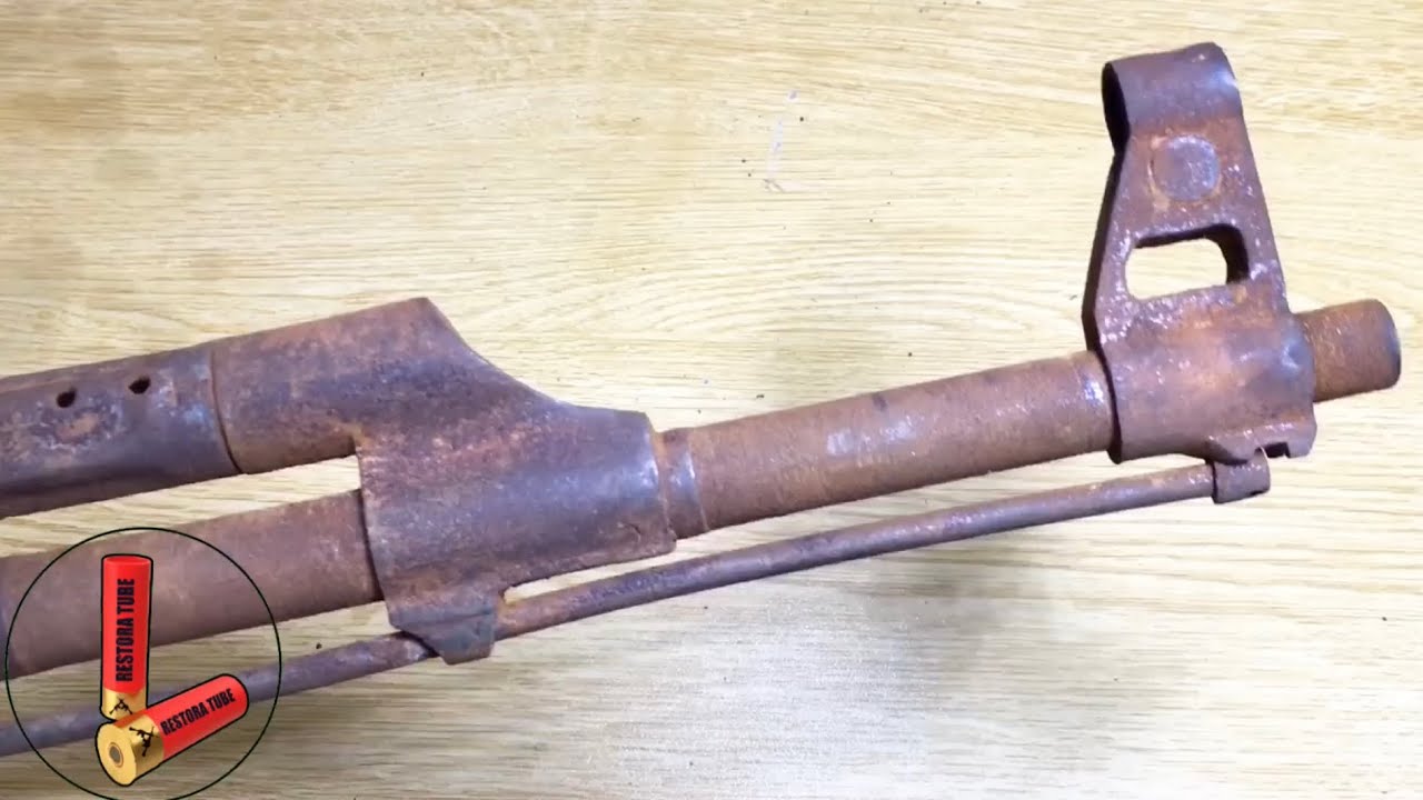 Rusty and jammed Ak 47 Restoration / gun restoration/Gun Restoration - Rusted Pistol Restoration