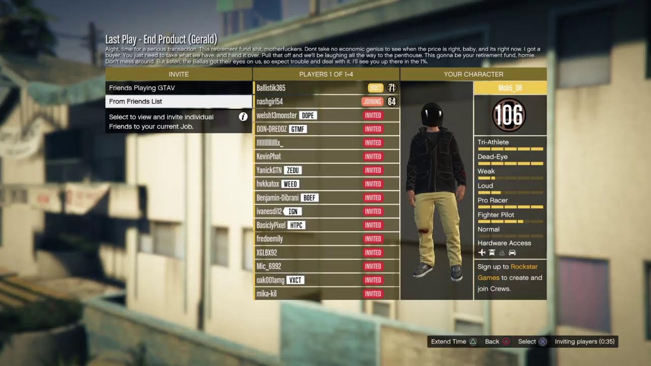 GTA online money drop mod lobby mansion raid