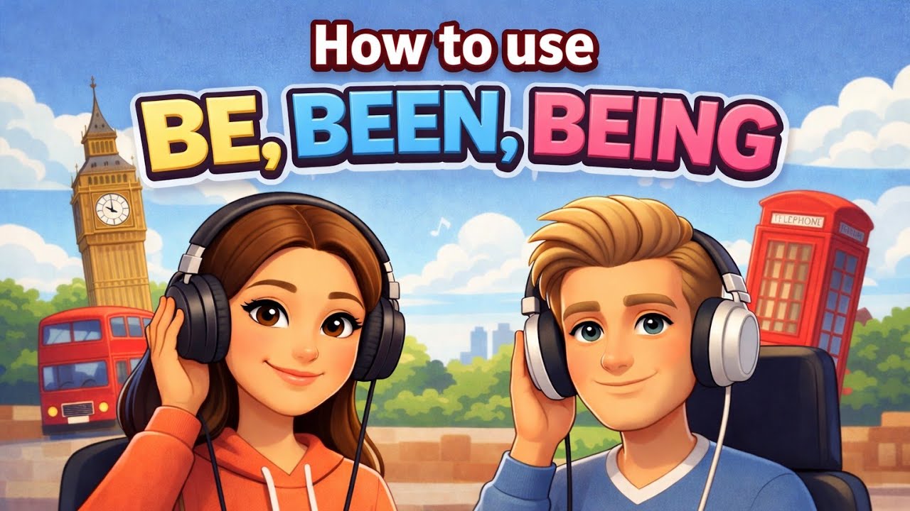 Be vs. Been vs. Being: English Grammar for Beginners (Full Podcast Lesson)