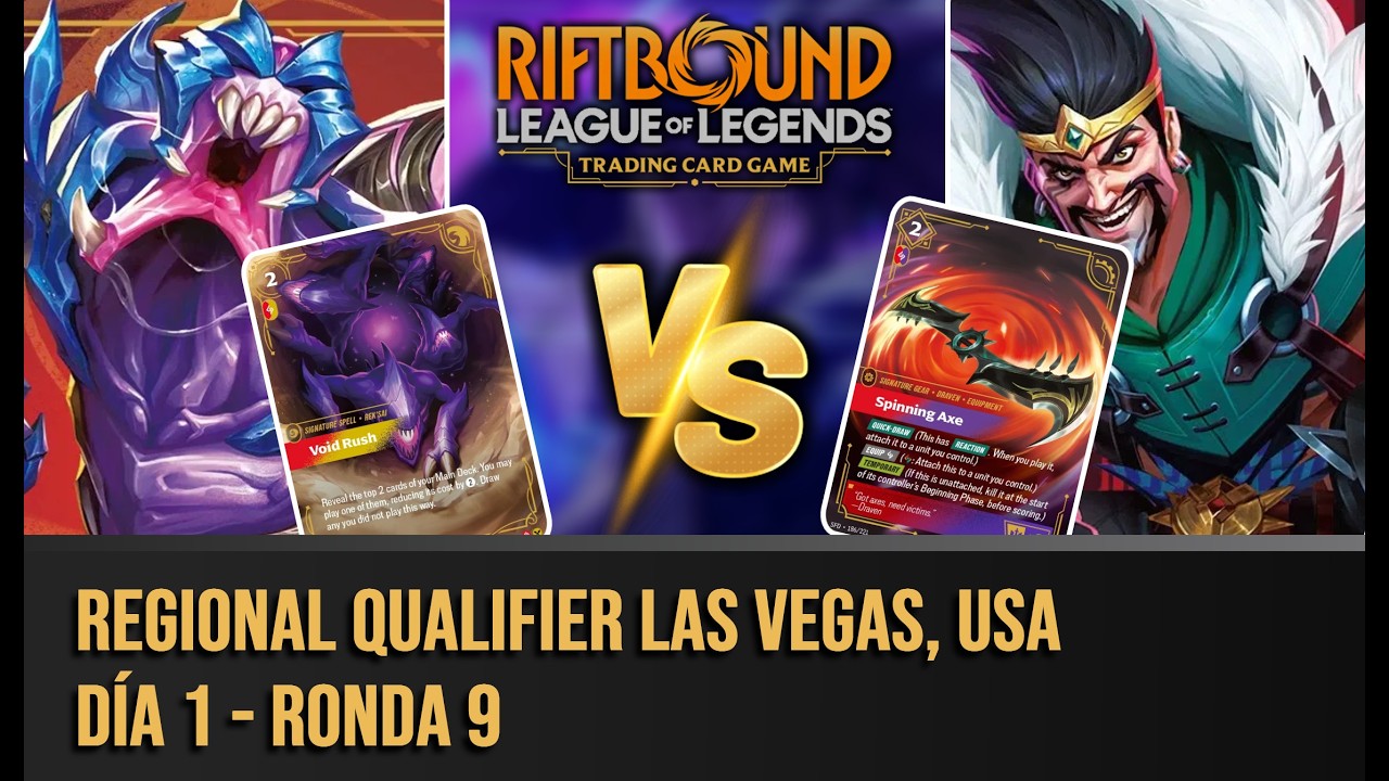 Riftbound Regional Qualifier Vegas | Rek`Sai Vs Draven| Ronda 9