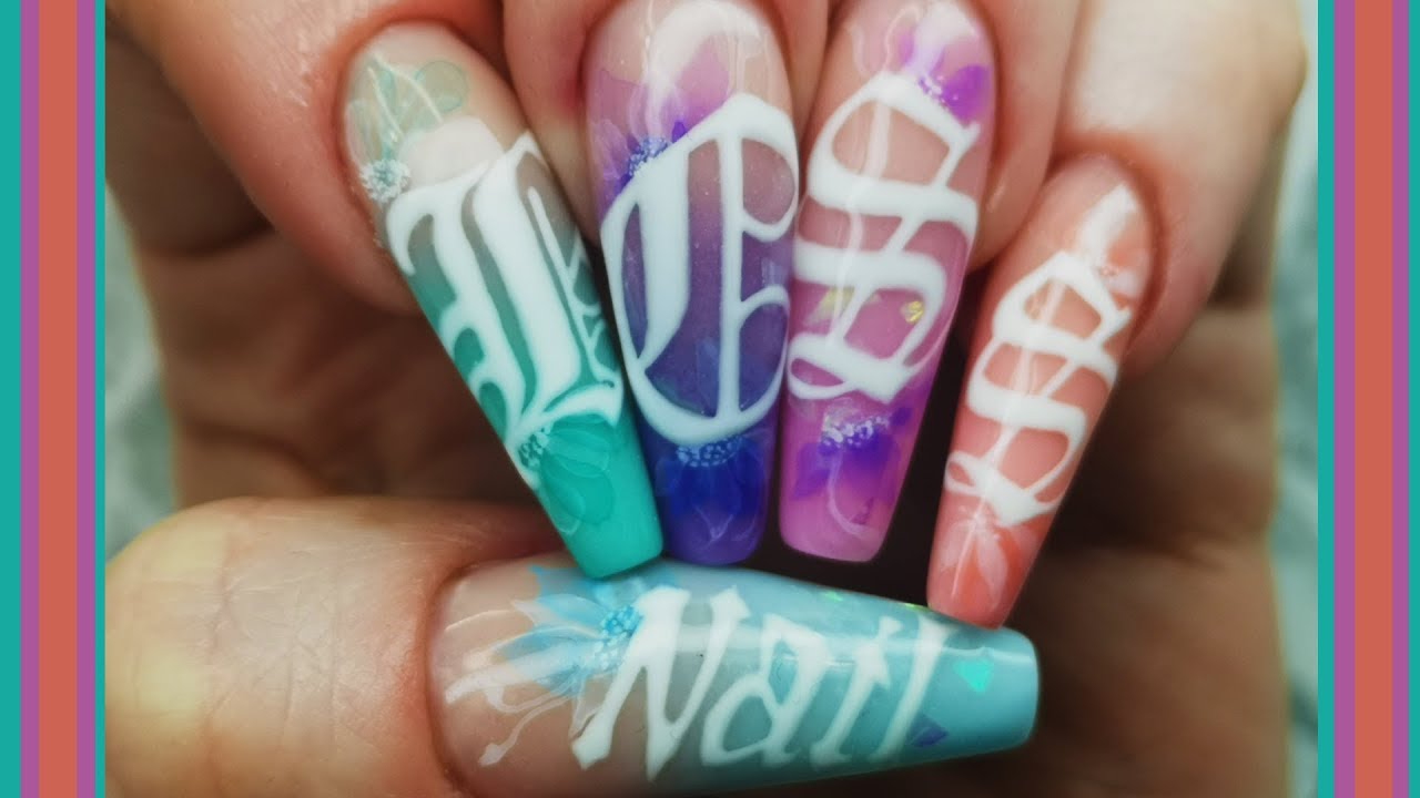 😎ДИЗАЙН СВОИХ НОГТЕЙ - NAIL BOSS - СТАРЫЕ АНГЛИЙСКИЕ НАДПИСИ 😎