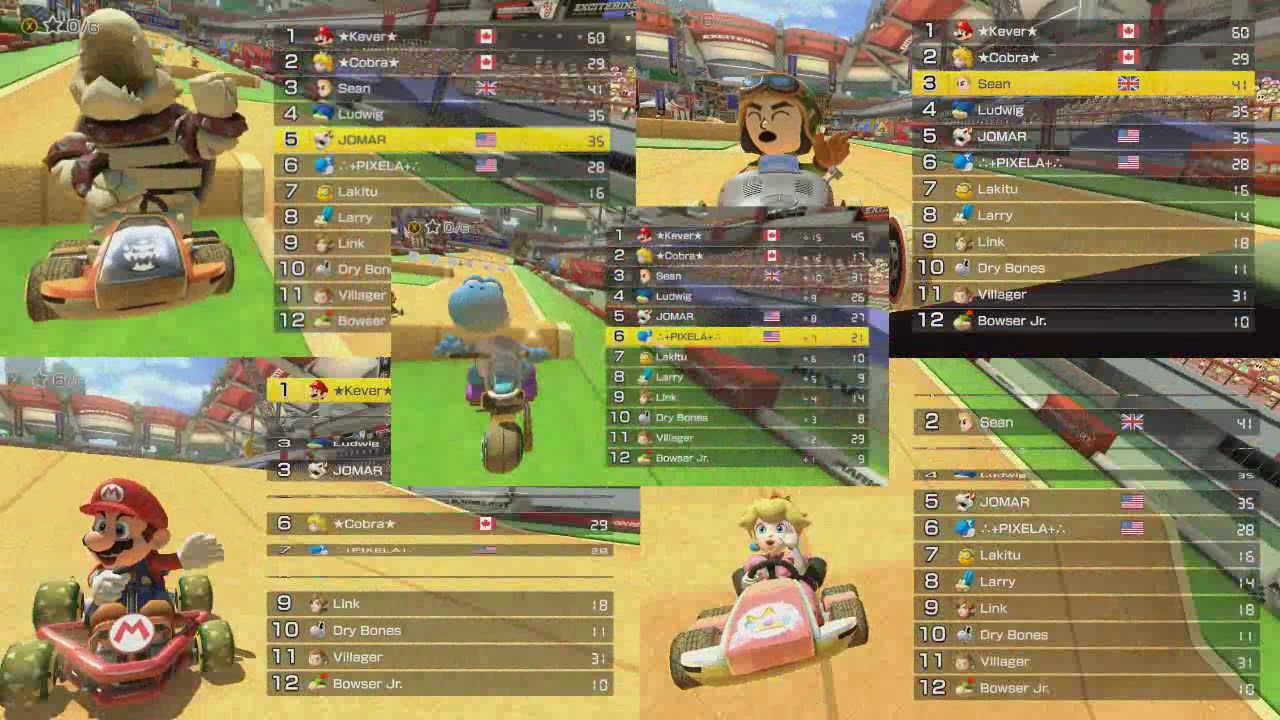 Mario Kart 8 Deluxe | Nintendo Switch - Online Races with Friends (5 Players, 8 Stages)