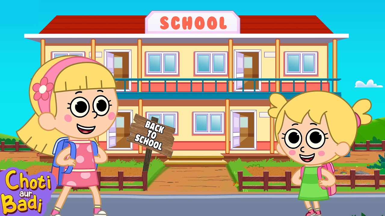 School Chale Hum | Hindi Rhymes for Kids | Back To School | Choti Aur Badi