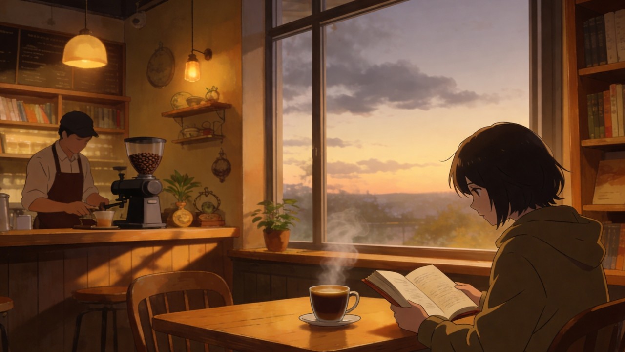 🎧 Midnight Lofi | Coffee Shop Mix (1 Hour)