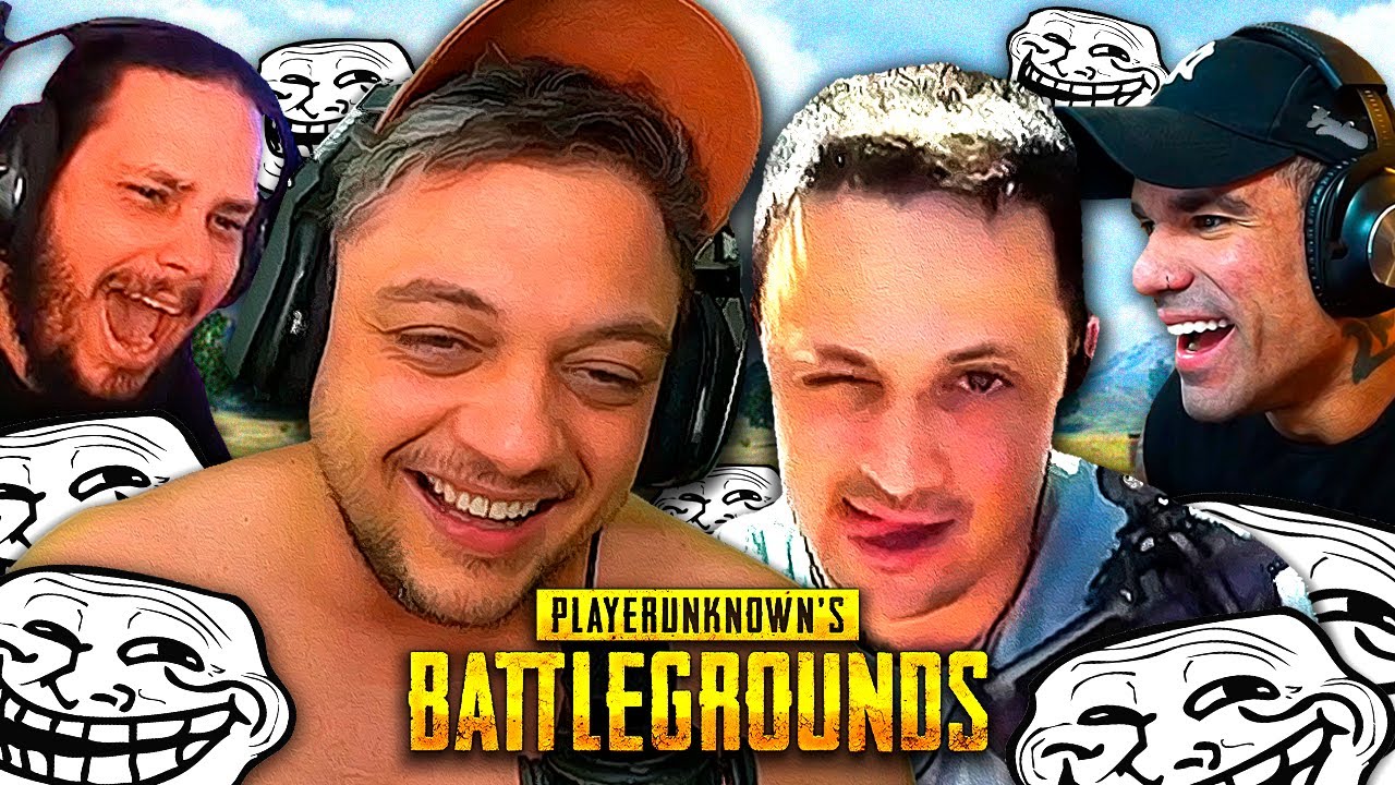 O SQUAD MAIS TROLL DO PUBG!!! - Jogando com @dilera @sheviii2k @Anarqui4