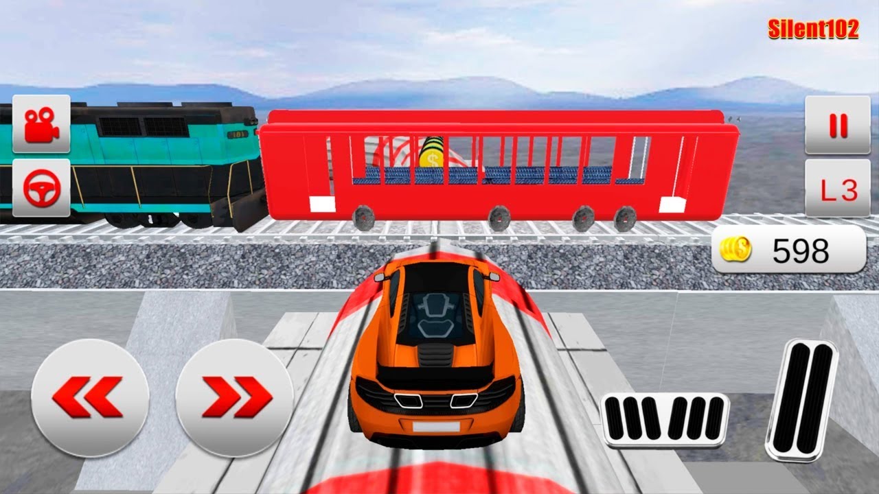 Crazy Car Impossible Track Racing Simulator #2 - Android Gameplay By Silent102