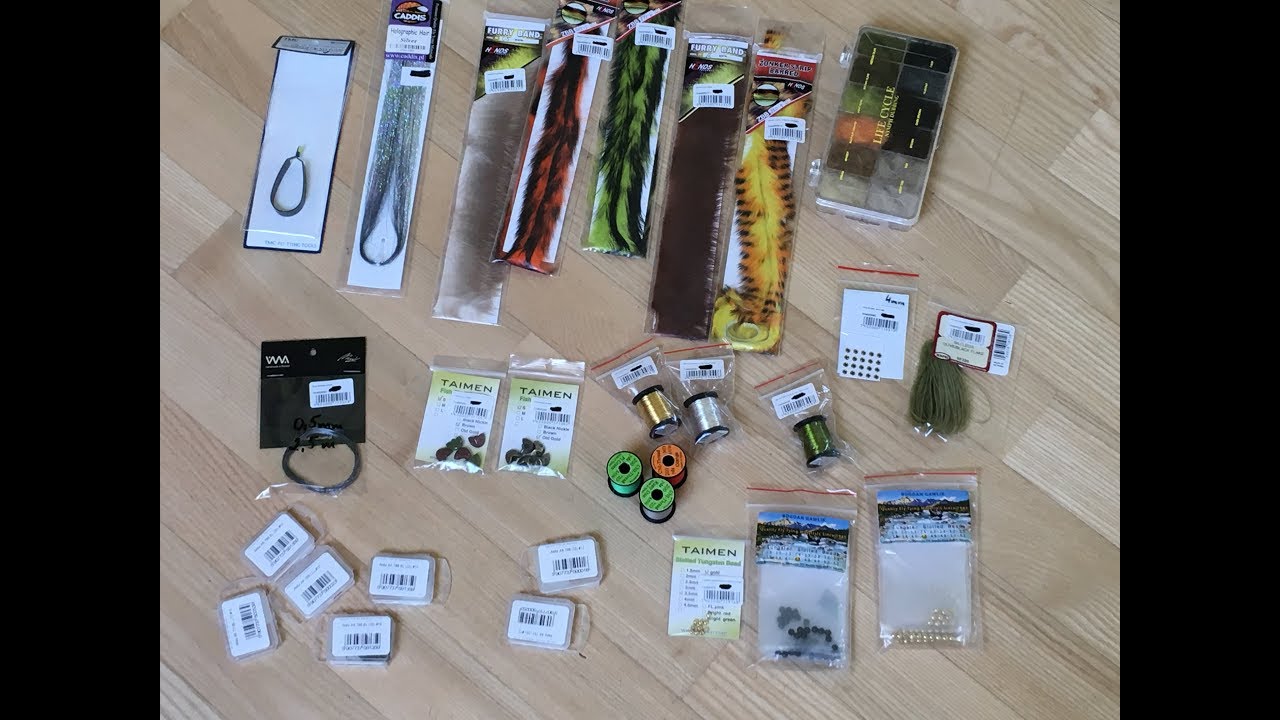 Opis Materiał&oacute;w Muchowych Rabbit Zonkers Strip, Tiemco Soft Tip, sculpin head