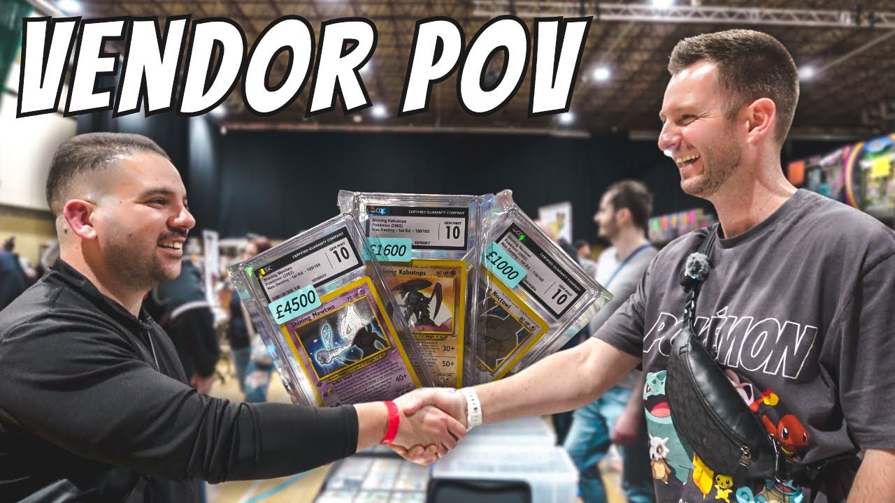 My FIRST TIME Vending At A Pokemon Card Show! (Vendor POV)