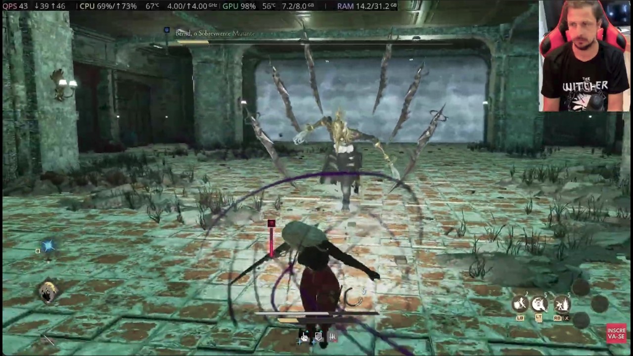 🔥Code Vein 2 no LINUX + RTX 3060 TI e i5 10400f Batalha: Agressor Aflito e Bernd #CriadorBandai