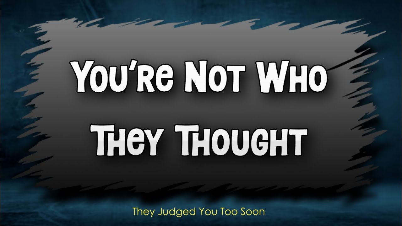 Everyone Misunderstood You &mdash; Until God Revealed the Truth